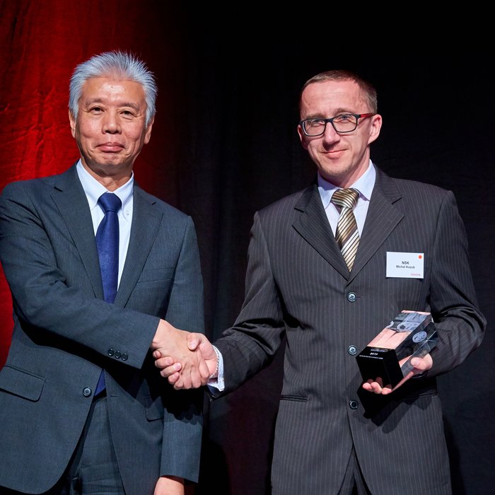 Firma NSK Needle Bearing Poland nagrodzona wyróżnieniem Supplier Award przez Toyota Motor Europe